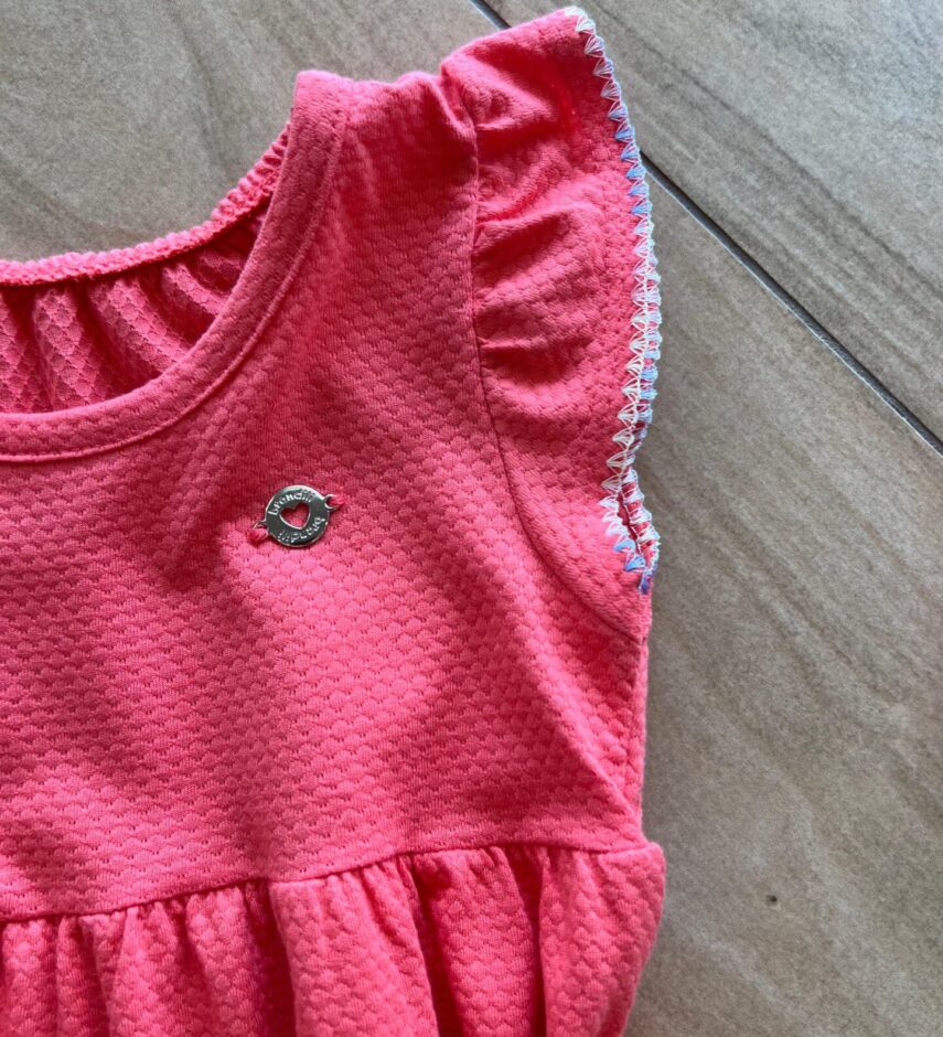 fernandaramoskids com br Vestido Infantil Feminino Curto Rodado com Bolsinha Bordada1