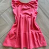 fernandaramoskids com br Vestido Infantil Feminino Curto Rodado com Bolsinha Bordada3