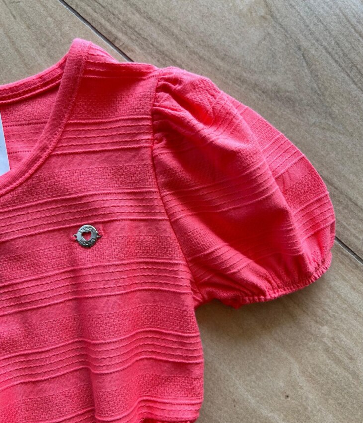 fernandaramoskids com br Vestido Infantil Feminino Curto Rodado com Detalhe no Tecido1