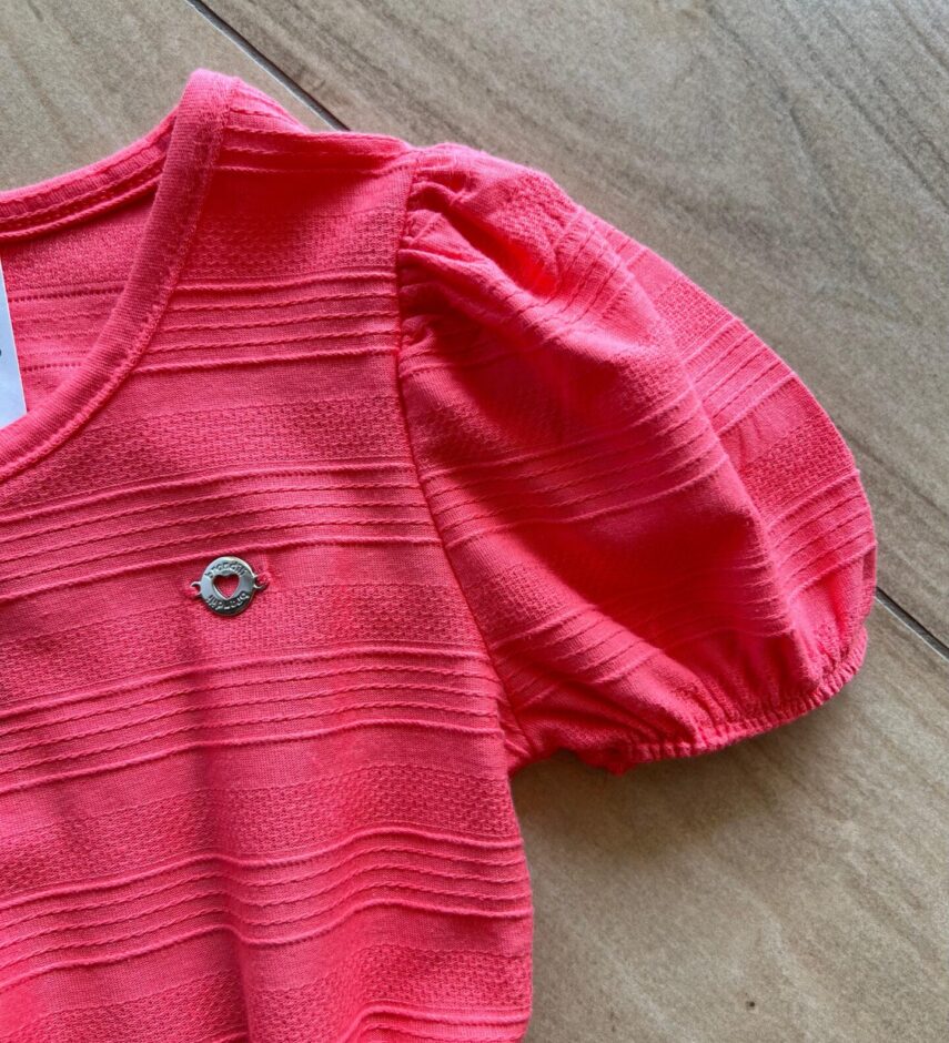 fernandaramoskids com br Vestido Infantil Feminino Curto Rodado com Detalhe no Tecido1