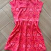 fernandaramoskids com br Vestido Infantil Feminino Curto Rodado Estampa Corações Vermelho2