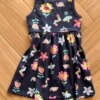 fernandaramoskids com br Vestido Infantil Feminino Curto Rodado Estampa Florzinhas Azul2
