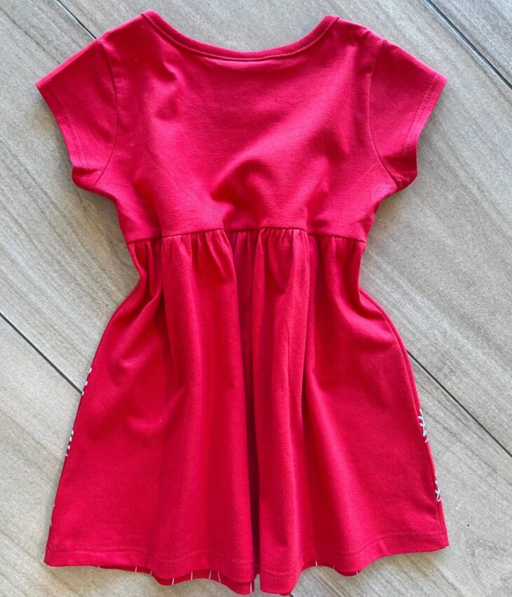 fernandaramoskids com br Vestido Infantil Feminino Curto Rodado Joaninha Vermelho2