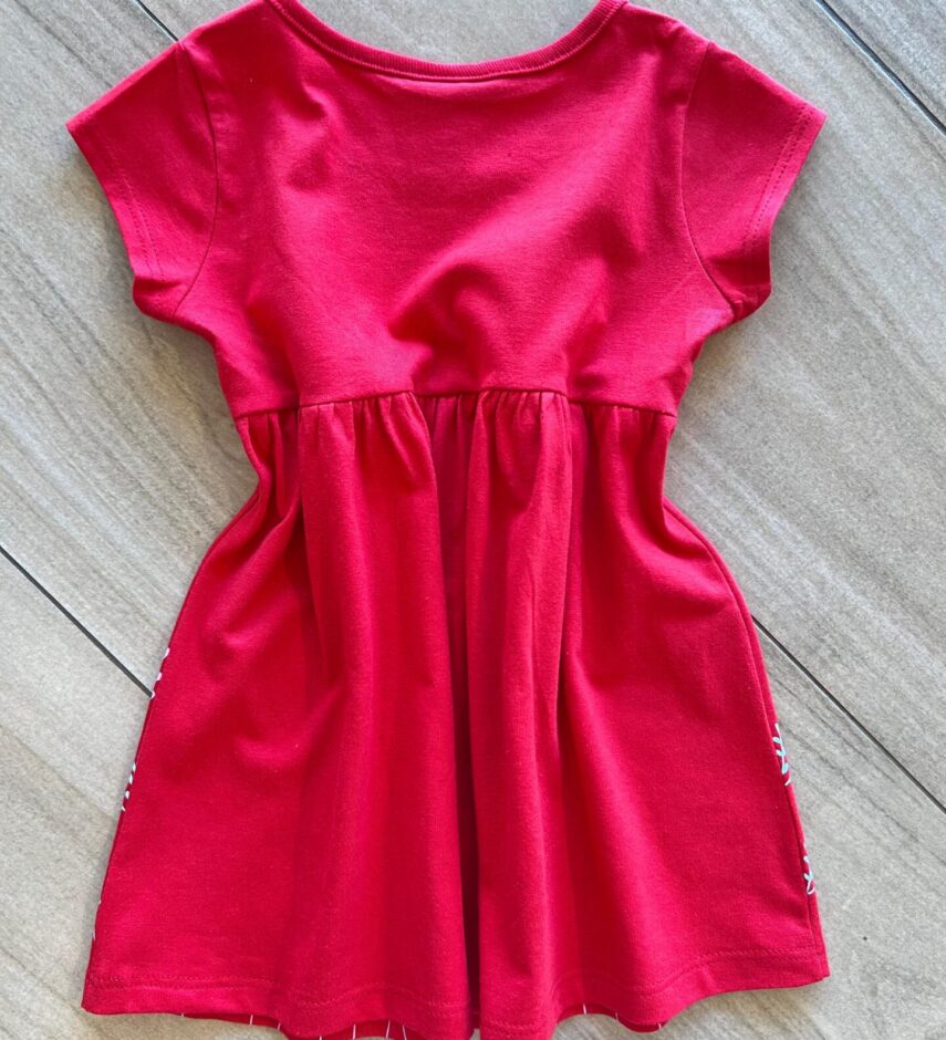 fernandaramoskids com br Vestido Infantil Feminino Curto Rodado Joaninha Vermelho2