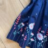 fernandaramoskids com br Vestido Infantil Feminino Curto Rodado Manga Curta Azul 1