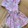 fernandaramoskids com br Vestido Infantil Feminino Curto Rodado Manga Curta Cachorrinho 1