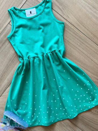 fernandaramoskids com br Vestido Infantil Feminino Curto Rodado Verde Bandeira 1