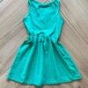 fernandaramoskids com br Vestido Infantil Feminino Curto Rodado Verde Bandeira 2
