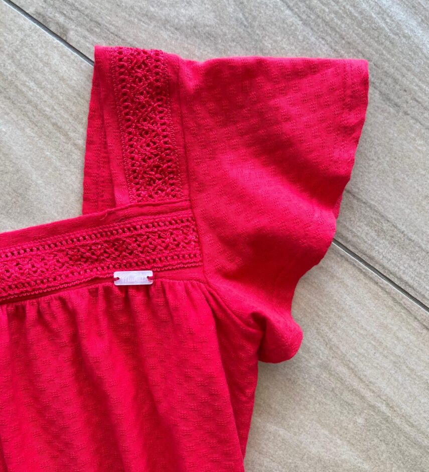 fernandaramoskids com br Vestido Infantil Feminino Curto Vermelho 1