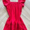 fernandaramoskids com br Vestido Infantil Feminino Curto Vermelho 2