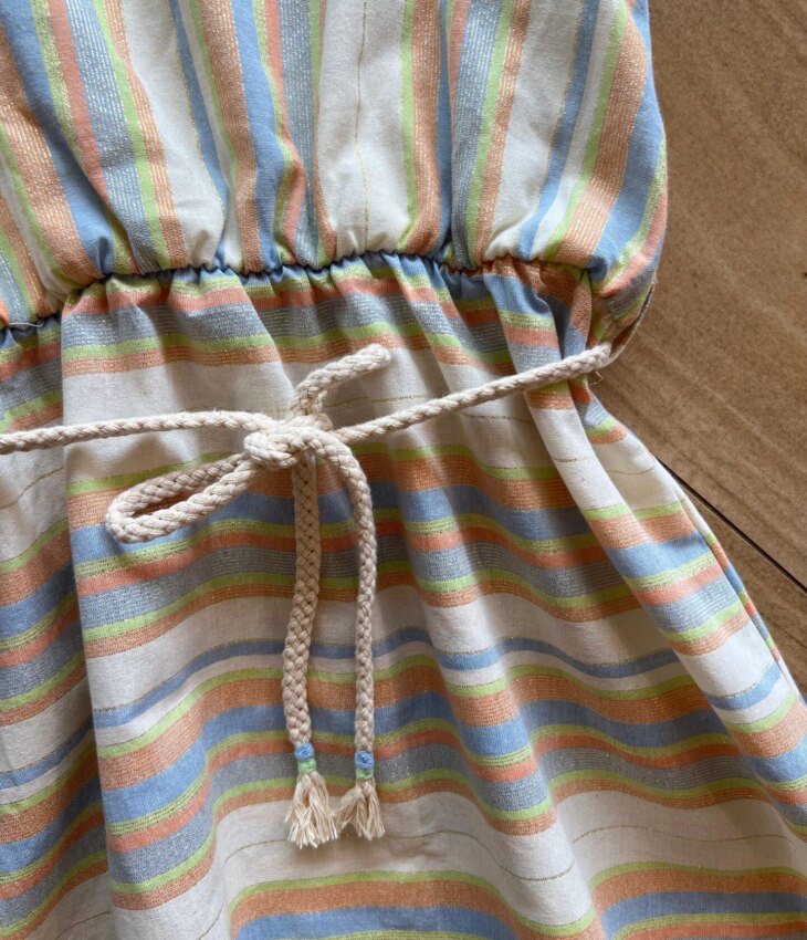 fernandaramoskids com br Vestido Infantil Feminino em Linho Listrado2
