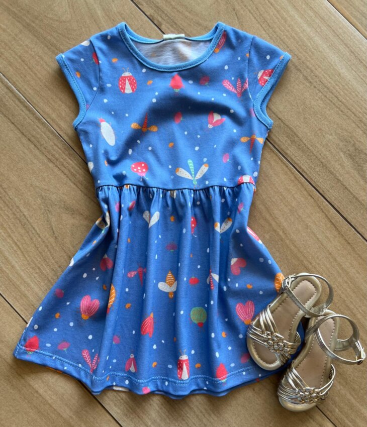 Vestido Infantil Feminino Estampado Bichinhos Fernanda ramos kids
