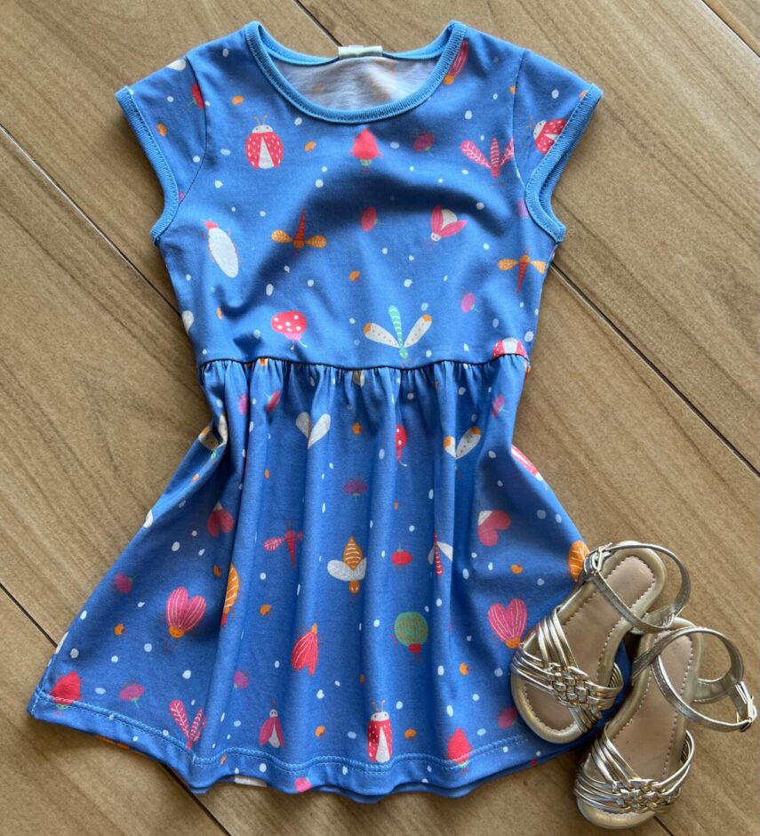 Vestido Infantil Feminino Estampado Bichinhos Fernanda ramos kids