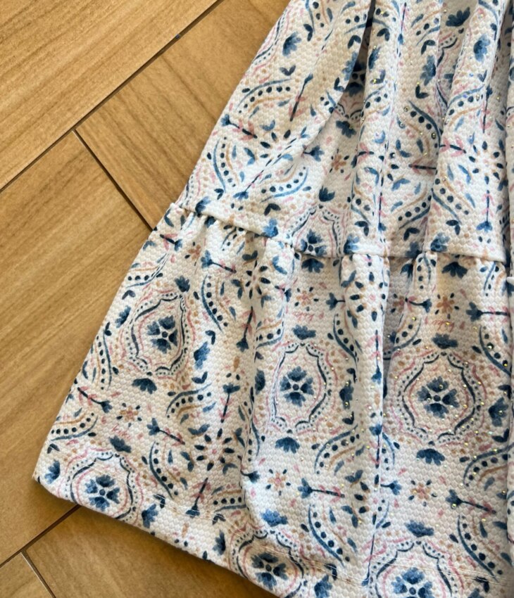 fernandaramoskids com br Vestido Infantil Feminino Estampado Detalhe em Brilho 1