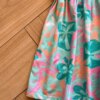 fernandaramoskids com br Vestido Infantil Feminino Estampado Fundo Verde Água 1