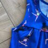 fernandaramoskids com br Vestido Infantil Feminino Evase Estampado Bailarinas Azul1