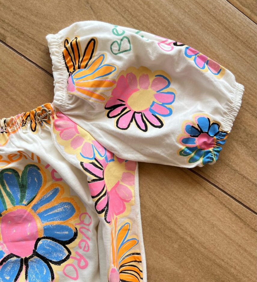 fernandaramoskids com br Vestido Infantil Feminino Manga Curta Bem Me Quer Marfim1