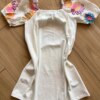 fernandaramoskids com br Vestido Infantil Feminino Manga Curta Bem Me Quer Marfim2