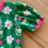 fernandaramoskids com br Vestido Infantil Feminino Manga Curta Estampa Jardim Verde1