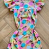 fernandaramoskids com br Vestido Infantil Feminino Manga Curta Evase Estampa Frutas2