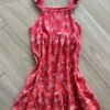 fernandaramoskids com br Vestido Infantil Feminino Alça Babado Vermelho 2