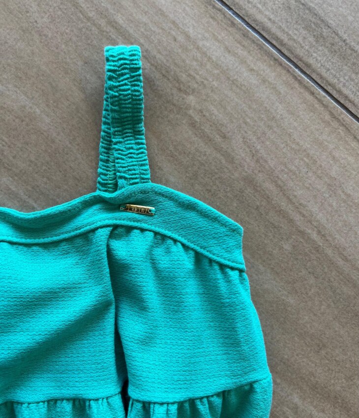 fernandaramoskids com br Vestido Infantil Feminino Midi com Alçinha Verde1
