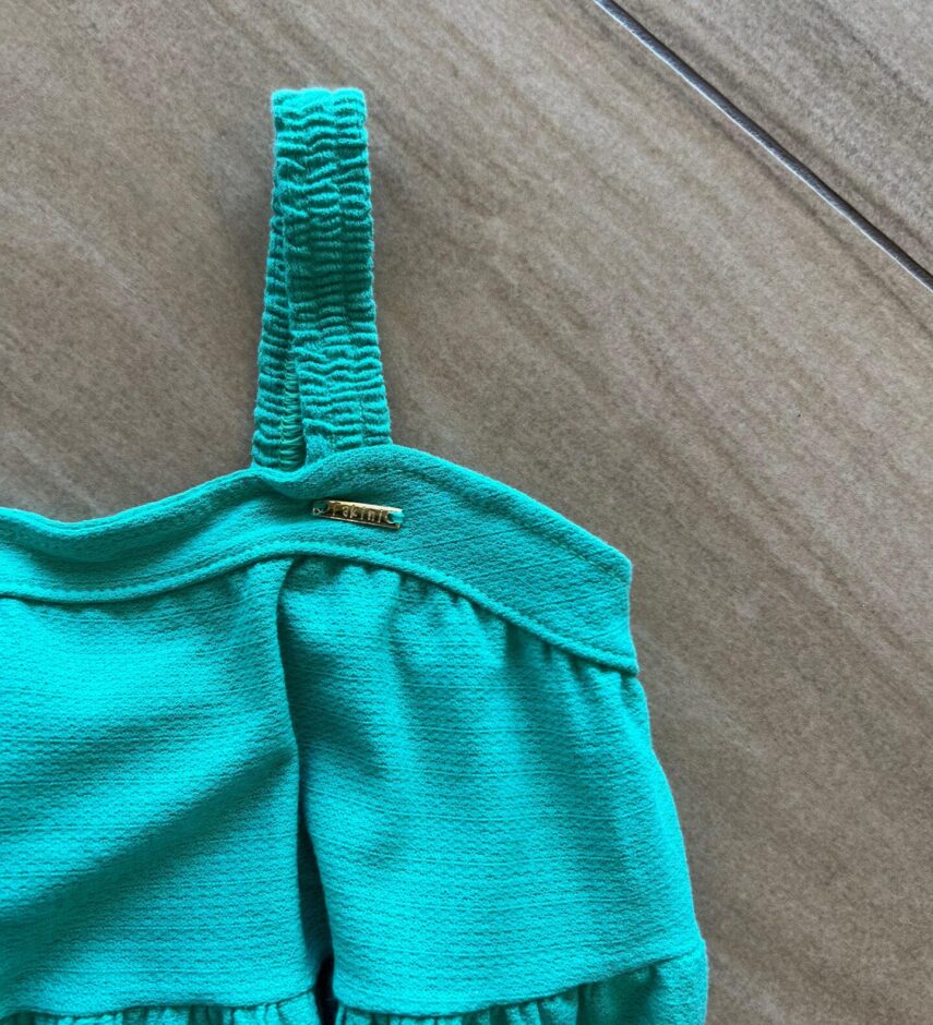 fernandaramoskids com br Vestido Infantil Feminino Midi com Alçinha Verde1