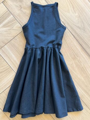 fernandaramoskids com br Vestido Infantil Feminino Preto Brilho Lurex 1