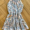 Vestido Infantil Feminino Rodado com Botão Estampado Fernanda Ramos Kids