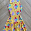 fernandaramoskids com br Vestido Infantil Feminino Rodado com Flores Amarelo2