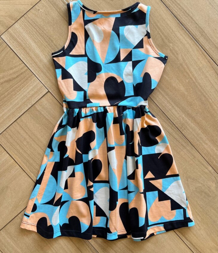 fernandaramoskids com br Vestido Infantil Feminino Rodado Estampado 1