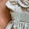 fernandaramoskids com br Vestido Infantil Feminino Verde com Pérola 1
