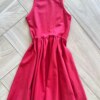fernandaramoskids com br Vestido Infantil Feminino Vermelho Brilho Lurex 1