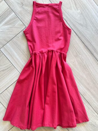 fernandaramoskids com br Vestido Infantil Feminino Vermelho Brilho Lurex 1
