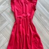 Fernanda Ramos Kids Vestido Infantil Feminino Vermelho com Botões 1