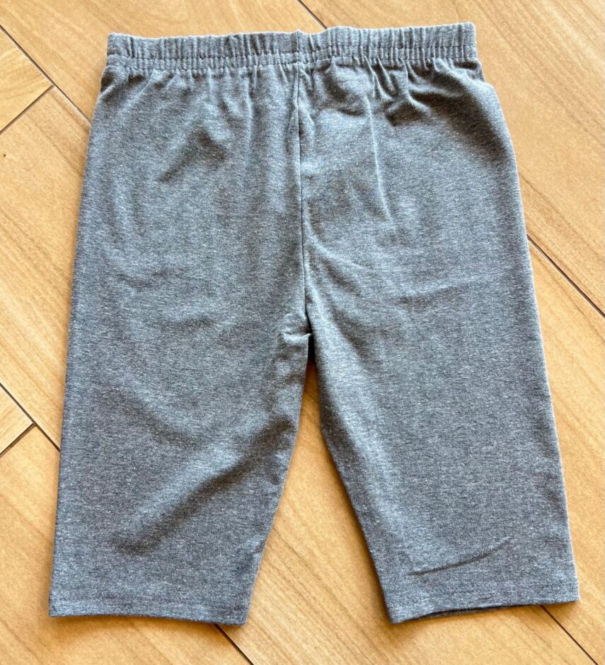 Bermuda Infantil Masculina Ciclista em Cotton Cinza Fernanda Ramos Kids