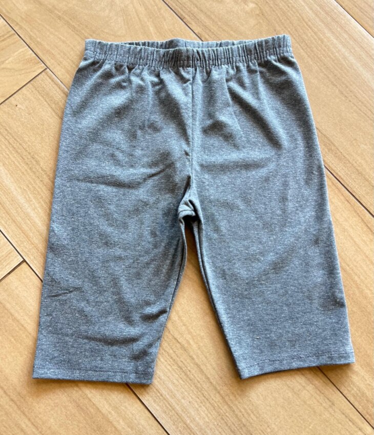 Bermuda Infantil Masculina Ciclista em Cotton Cinza Fernanda Ramos Kids