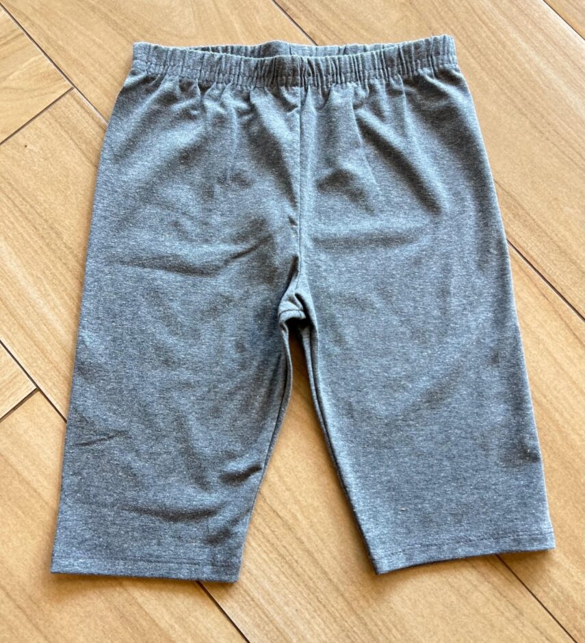 Bermuda Infantil Masculina Ciclista em Cotton Cinza Fernanda Ramos Kids