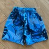 fernandaramoskids com br Bermuda Infantil Masculina Tactel Estampa Floral Tons Azuis2