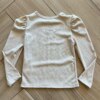 Blusa Infantil Feminina Manga Longa Bufante Bege com Strass Fernanda Ramos Kids