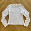 Blusa Manga Longa Infantil Feminina Básica Branca Fernanda Ramos Kids