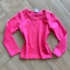 Blusa Manga Longa Infantil Feminina Pink com Estrelinhas Fernanda Ramos Kids
