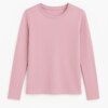 Blusa Manga Longa Infantil Feminina Térmica Básica Lilás Queimado Fernanda Ramos Kids