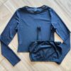 Blusa Manga Longa Infantil Feminina Tule e Top Preto Fernanda Ramos Kids