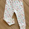 Calça Infantil Feminina em Suedine Estampa Best Friends Off White Fernanda Ramos Kids