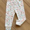 Calça Infantil Feminina em Suedine Estampa Best Friends Off White Fernanda Ramos Kids