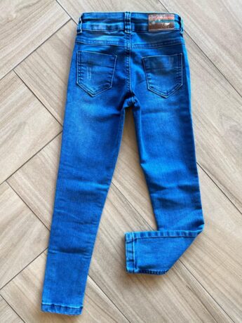 Calça Infantil Feminina Jeans Skinny Detalhes em Destroyed Fernanda Ramos Kids