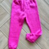 Calça Jogger Infantil Feminina Elástico na Cintura Rosa Fernanda Ramos Kids