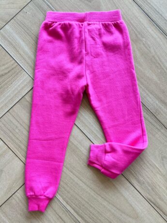 Calça Jogger Infantil Feminina Elástico na Cintura Rosa Fernanda Ramos Kids