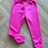 Calça Jogger Infantil Feminina Elástico na Cintura Rosa Fernanda Ramos Kids